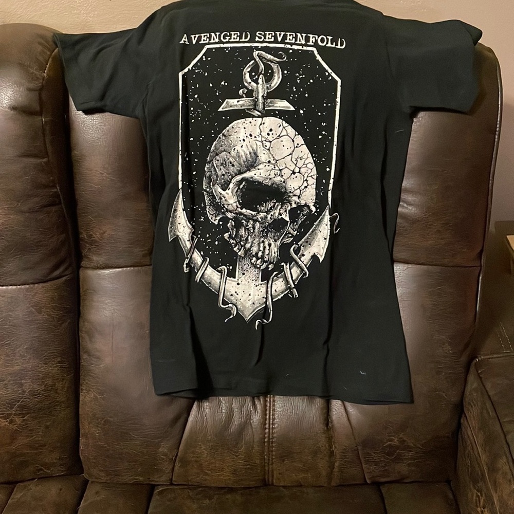 Avenged Sevenfold Black Graphic T-Shirt
